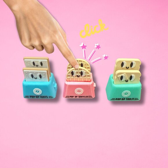 Breakfast Toaster Retro Clicker Fidget ADHD Neurodivergent Retro Diner Kitsch - Picture 6 of 8